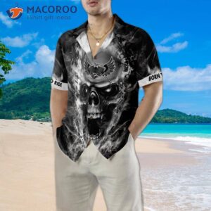 motorcycle road king hawaiian shirt 4