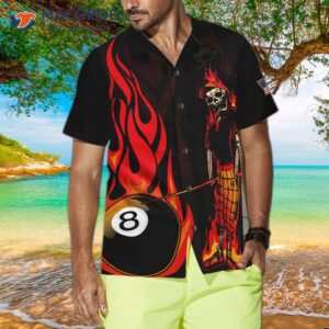 mr bones 8 ball billiards hawaiian shirt 2