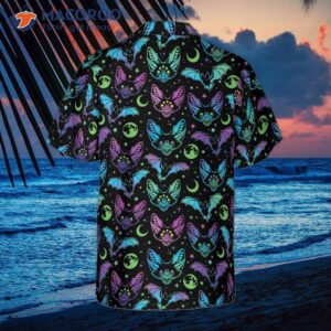 Multi-colored Bats Hawaiian Shirt