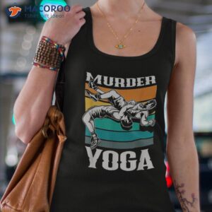 murder yoga funny retro vintage wrestler wrestling shirt tank top 4