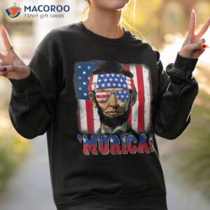 murica abe lincoln 4th of july patriotic boy kids shirt sweatshirt 2