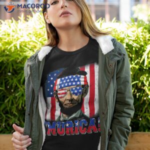 Murica Abe Lincoln 4th Of July Patriotic Boy Kids Shirt