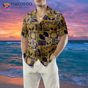 music dj s vintage hawaiian shirt 4