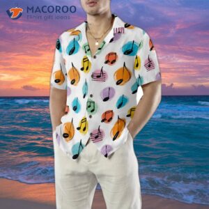 Music Note Seamless Pattern Hawaiian Shirt