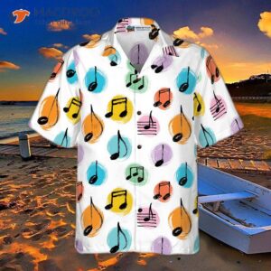 music note seamless pattern hawaiian shirt 3