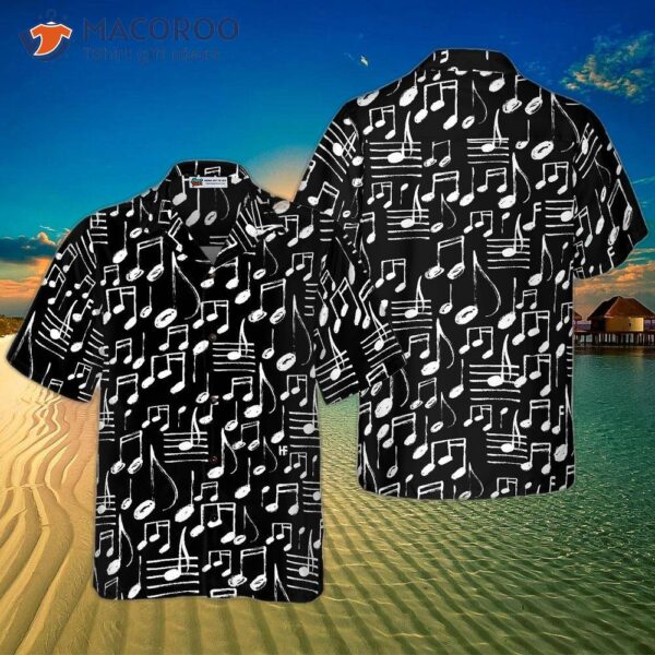 Music Note Shirt For ‘s Hawaiian