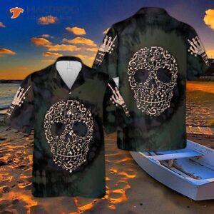 Music Skull Hawaiian Shirt