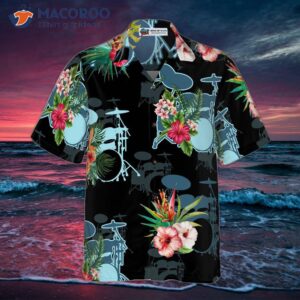 musical instrut drums hawaiian shirt 3