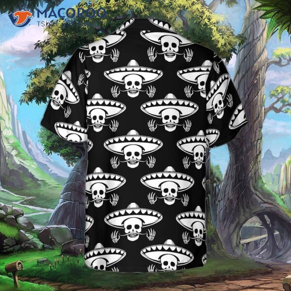 Mustache Skull Mexico Hawaiian Shirt