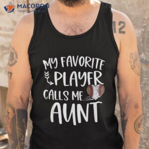 my favorite baseball people call me aunt mothers day leopard shirt tank top