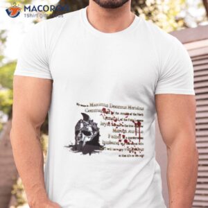 my name is maximus gladiator movie shirt tshirt