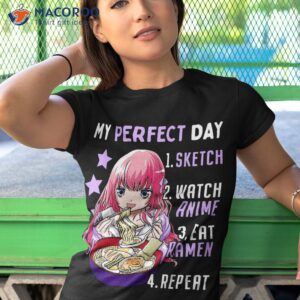 my perfect day sketch watch anime eat ra repeat shirt tshirt 1