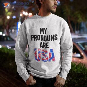 my pronouns are usa 4th of july american flag tie dye shirt sweatshirt