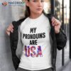 My Pronouns Are Usa 4th Of July American Flag Tie Dye Shirt