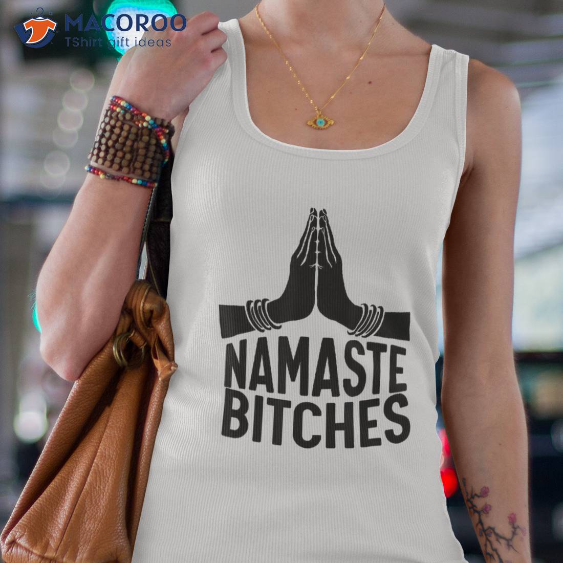 Namaste Bitches Yoga Shirt | Funny Yoga Shirt