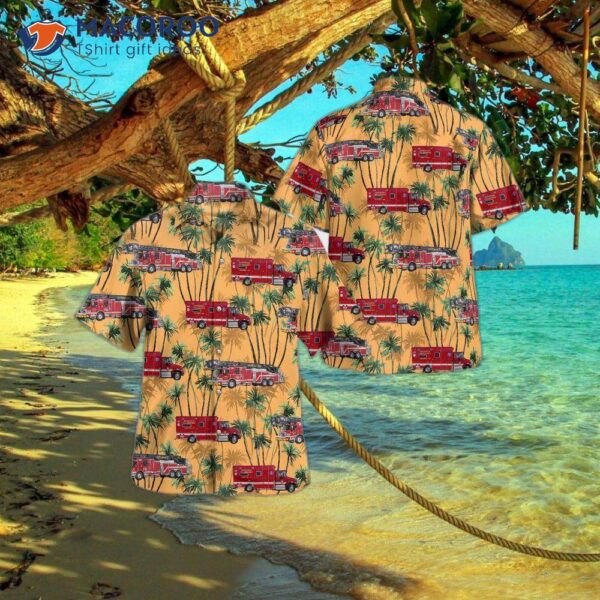 Naperville Fire Departt, Illinois, Hawaiian Shirt