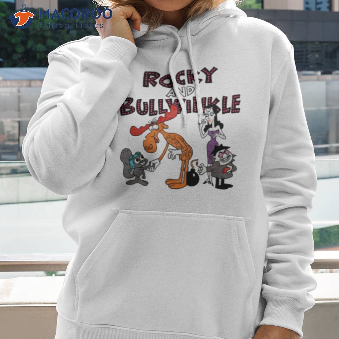 Natasha And Boris With Logotype Rocky And Bullwinkle Shirt Natasha And Boris With Logotype Rocky And Bullwinkle Shirt