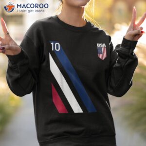 national american flag soccer usa jersey fan 10 football shirt sweatshirt 2