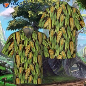 natural corn cob hawaiian shirt funny print shirt for adults 0