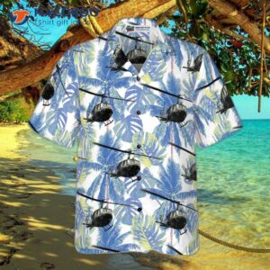 navy blue twin hued hawaiian shirt 2