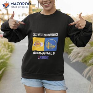 nba playoffs 2023 western conference los angeles lakers vs golden state warriors semi finals shirt sweatshirt