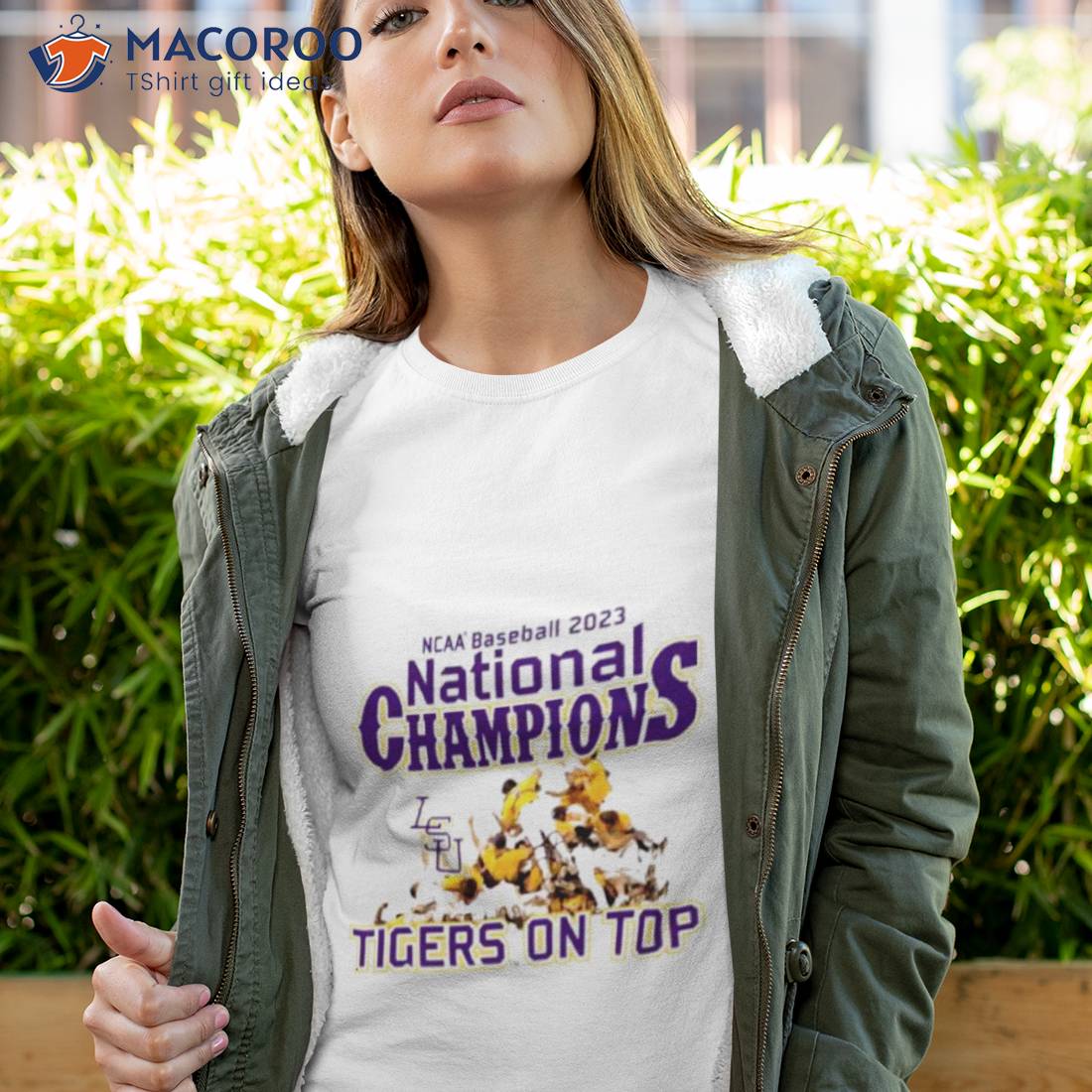 Ncaa Baseball 2023 National Champions Tigers On Top Shirt Ncaa Baseball 2023 National Champions Tigers On Top Shirt