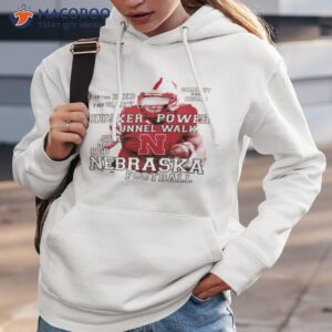 nebraska football in the deed the glory scarlet and cream shirt hoodie 3