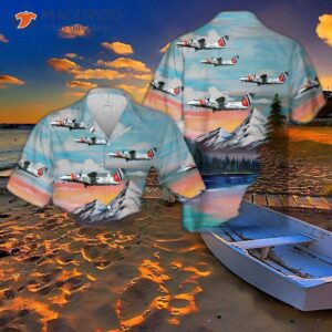 Netherlands Coastguard’s De Havilland Canada Dash 8-102 Hawaiian Shirt