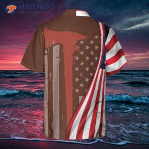never forget the retired firefighter american flag hawaiian shirt red axe and logo proud shirt for 1