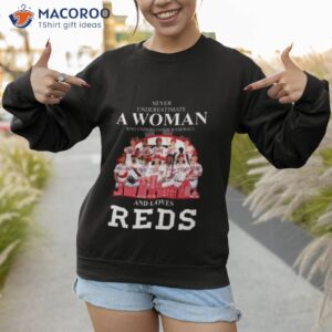Never Underestimate A Woman Who Understands Baseball And Loves Cincinnati Reds Skyline Signatures Shirt 3 never underestimate a woman who understands baseball and loves cincinnati reds skyline signatures shirt sweatshirt 1