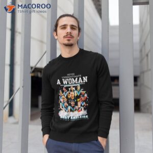 never underestimate a woman who understands football and loves port adelaide shirt 2 sweatshirt 1
