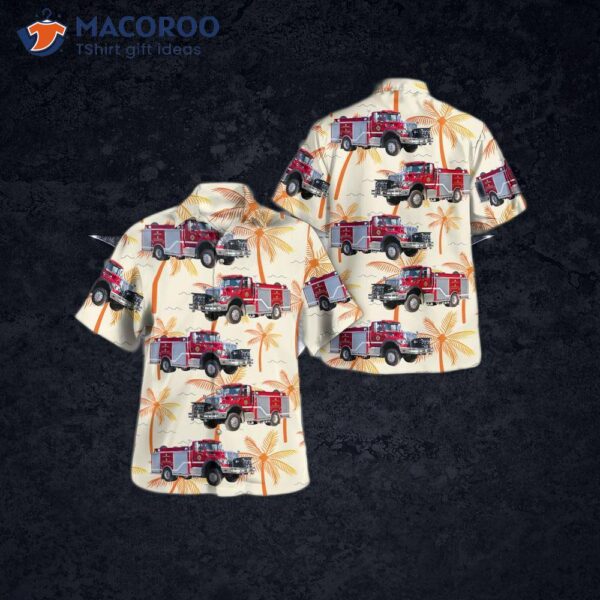 New Haven, Vermont, Haven Fire Departt Supply Pumper Hawaiian Shirt