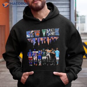 new york all team sports skyline players 2023 signatures shirt hoodie