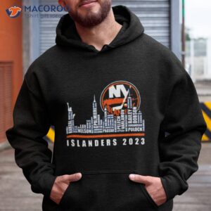 new york islanders 2023 season team players names in city shirt hoodie