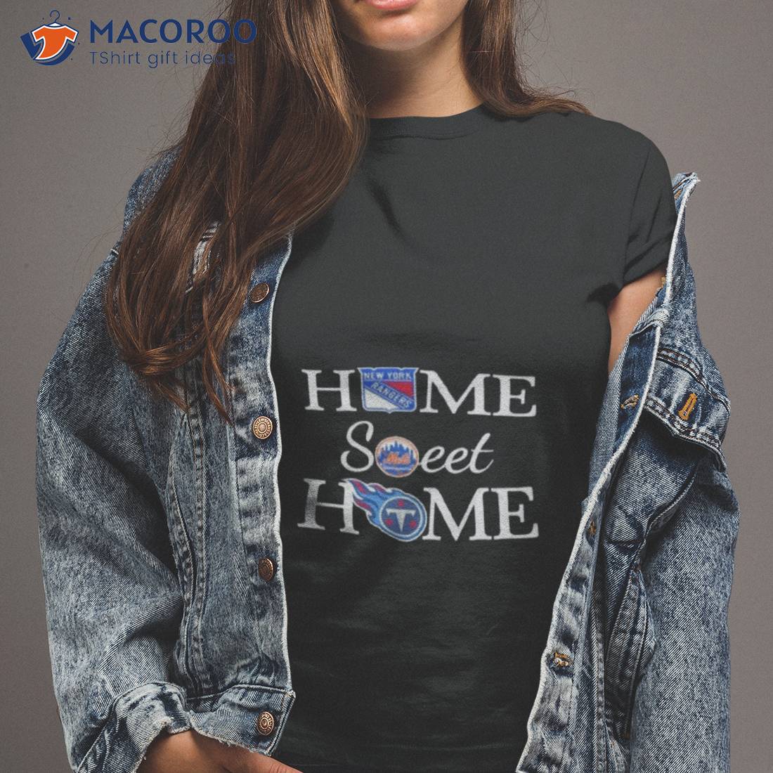 New York Rangers, Mets And Tennessee Tt Home Sweet Home Shirt New York Rangers, Mets And Tennessee Tt Home Sweet Home Shirt