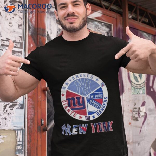 New York Team Logo New York Knicks New York Devils New York Giants New York Mets Shirt