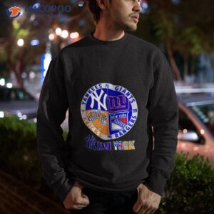 new york yankees giants knicks rangers logo shirt sweatshirt