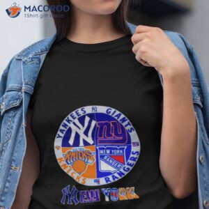 new york yankees giants rangers and knicks shirt tshirt