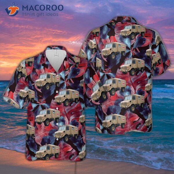 New Zealand Army Unimog Hawaiian Shirt