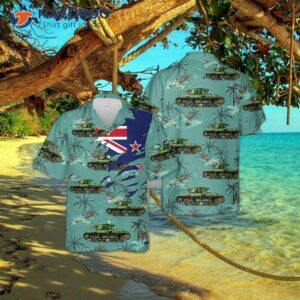 New Zealand Army Valentine Mk.iii Tank Hawaiian Shirt