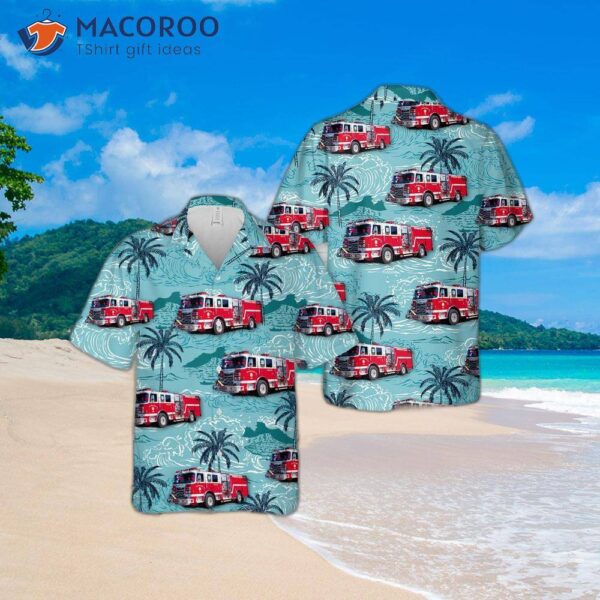 Newport Beach Fire Departt Hawaiian Shirt