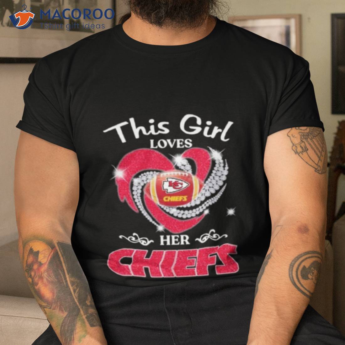 Diamond heart Kansas City Chiefs shirt, sweater, hoodie, and