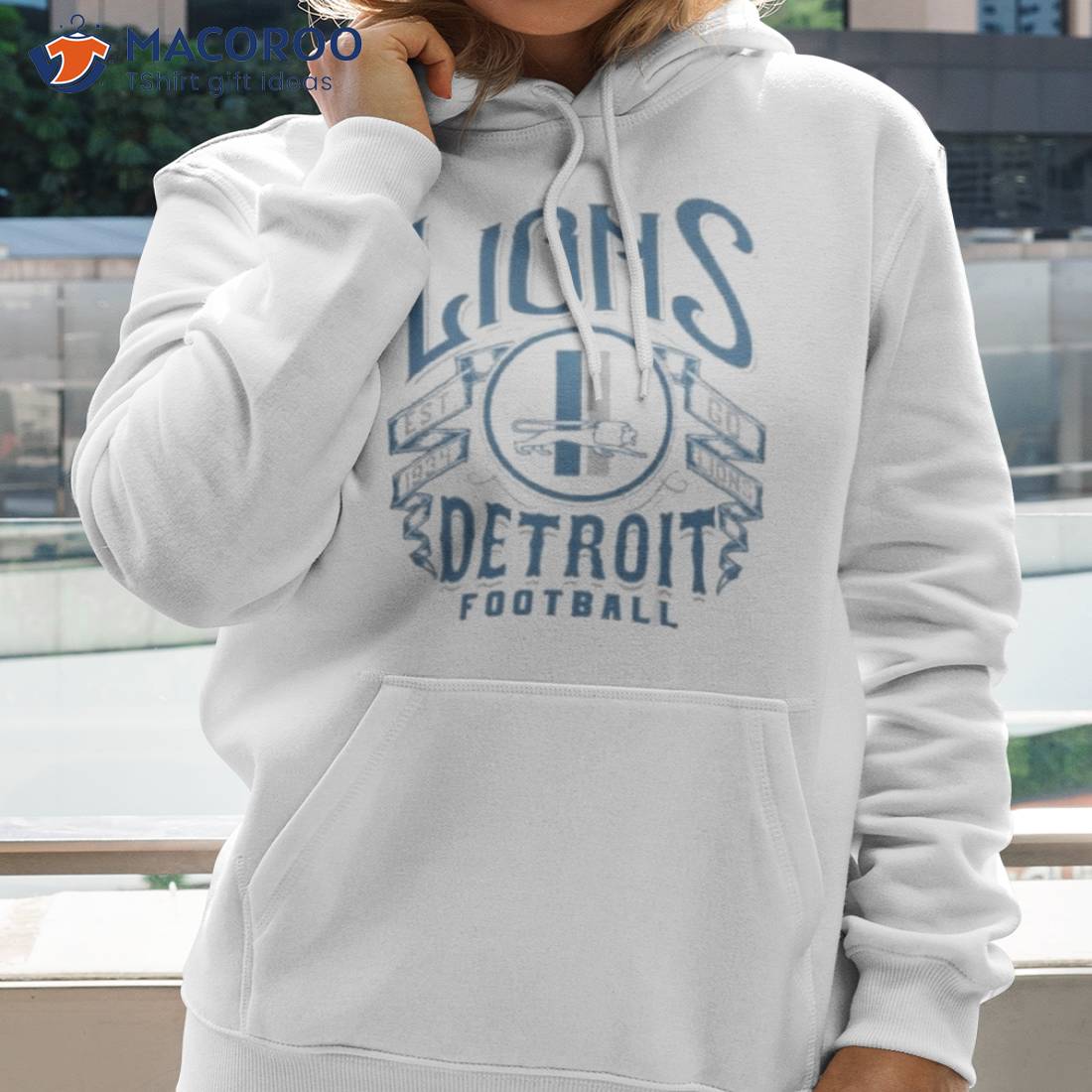 Nfl X Darius Rucker Collection Detroit Lions Vintage Football Shirt