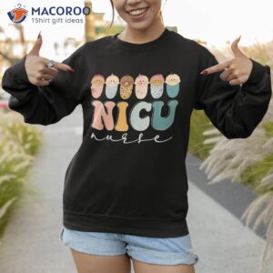 nicu nurse shirt cute groovy nursing appreciation day sweatshirt