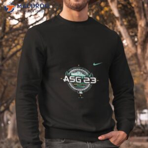 nike womens 2023 mlb all star game compass tri blend t shirt sweatshirt