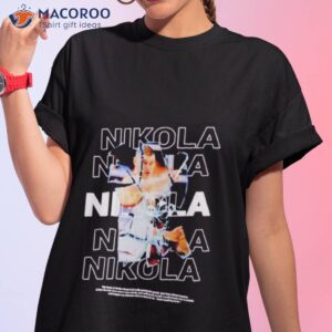 nikola jokic denver nuggets broken mirror shirt tshirt 1