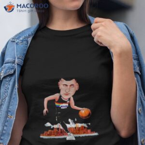 nikola jokic denver nuggets cartoon shirt tshirt