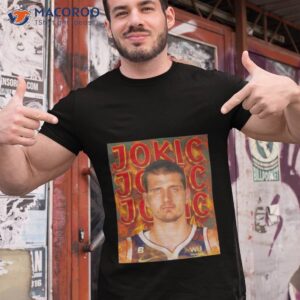 nikola jokic fire photo shirt tshirt 1