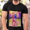 Nikola Joki Holding Trophy Riding Horse Shirt