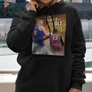 nikola jokic is the 2nd player with a triple double in his nba finals debut 2023 shirt hoodie